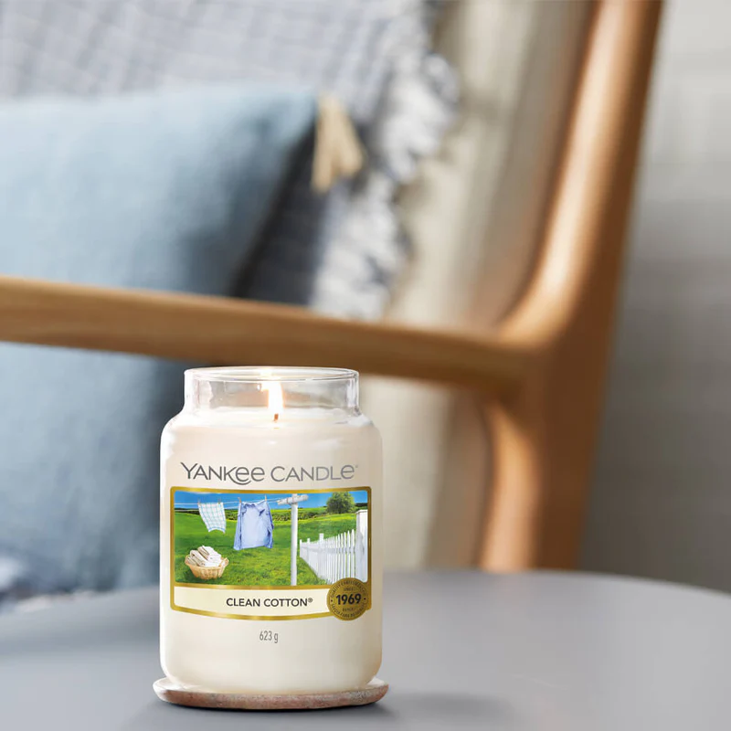 yankee candle cotton clean
